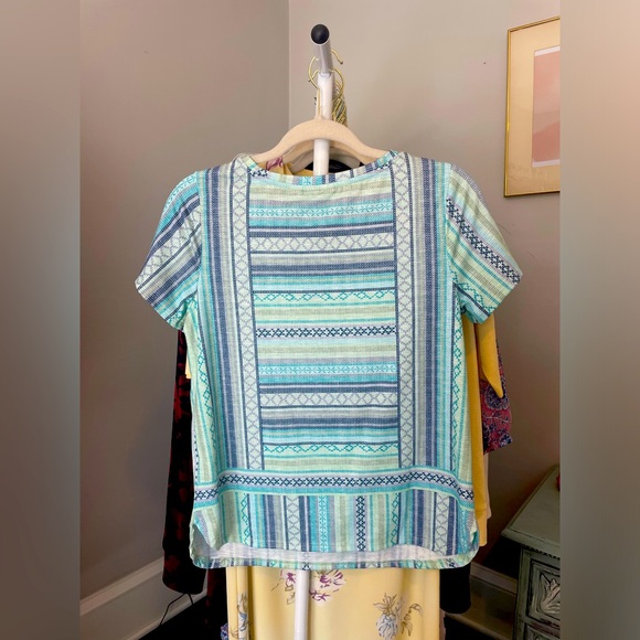 Christopher Banks Short Sleeve Top Sz S NWT - Picture 2 of 2